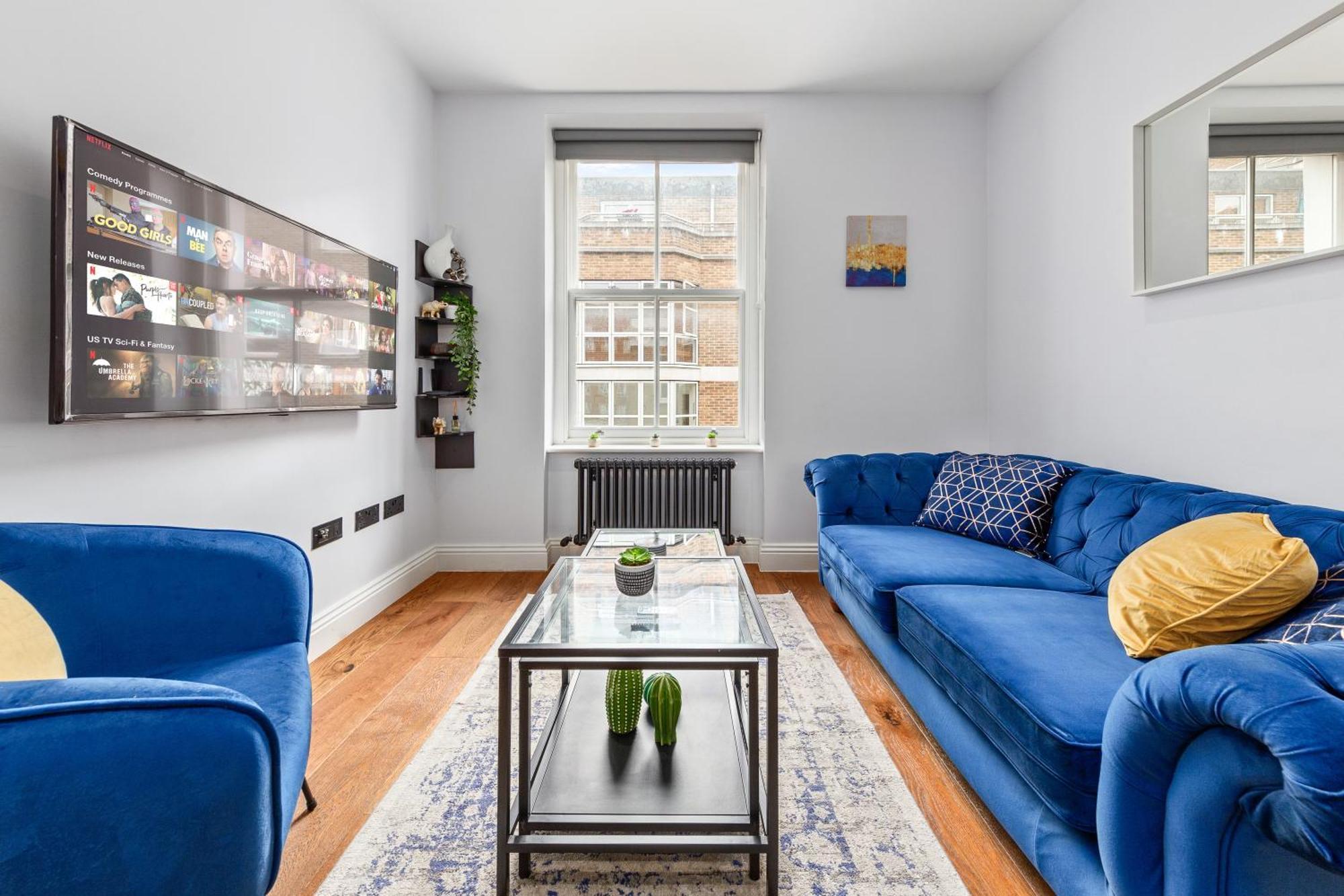 Stylish 2 Bedroom Apartment In Westminster Sleeps 5 With Ac London Eksteriør billede
