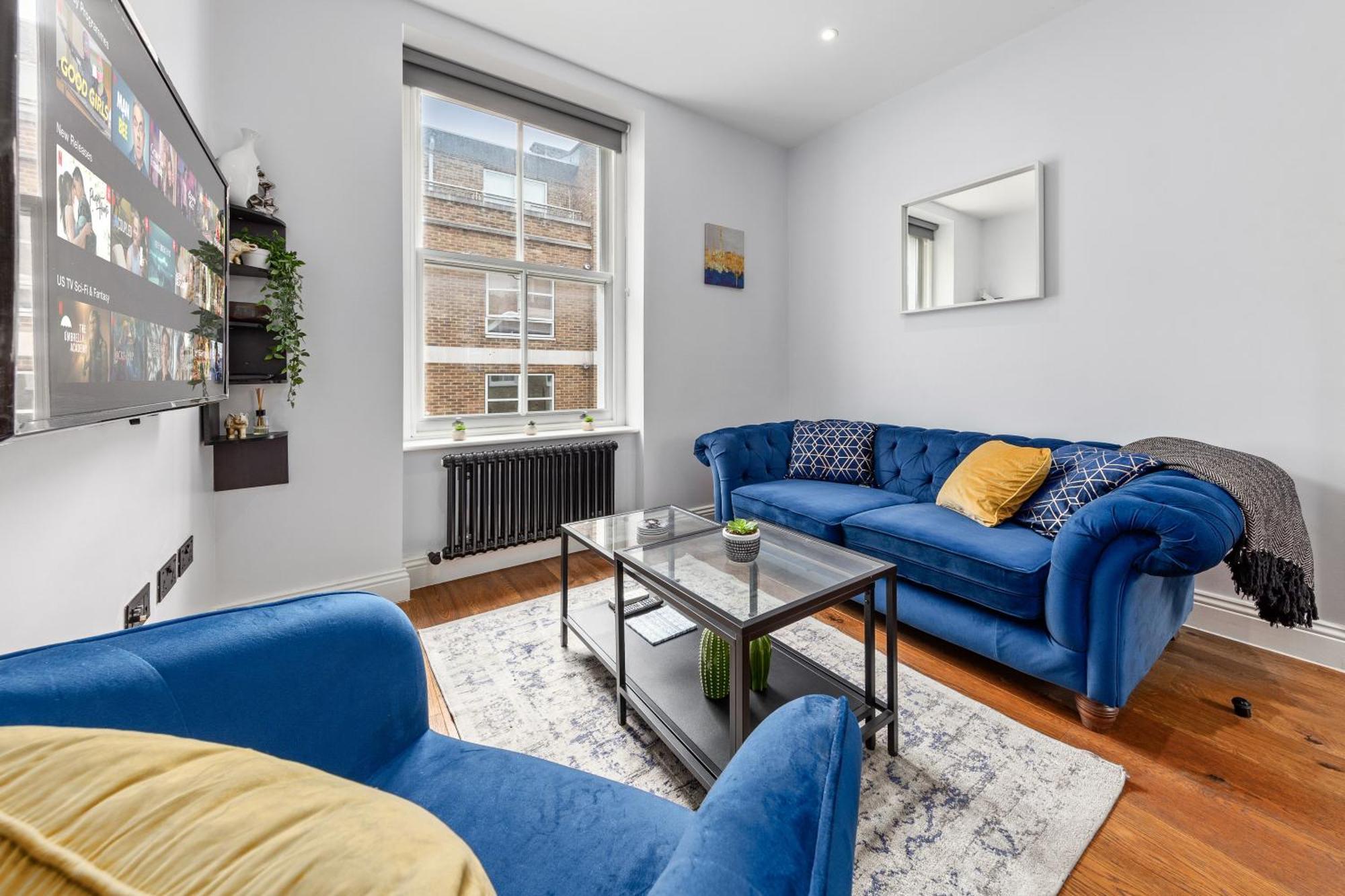 Stylish 2 Bedroom Apartment In Westminster Sleeps 5 With Ac London Eksteriør billede