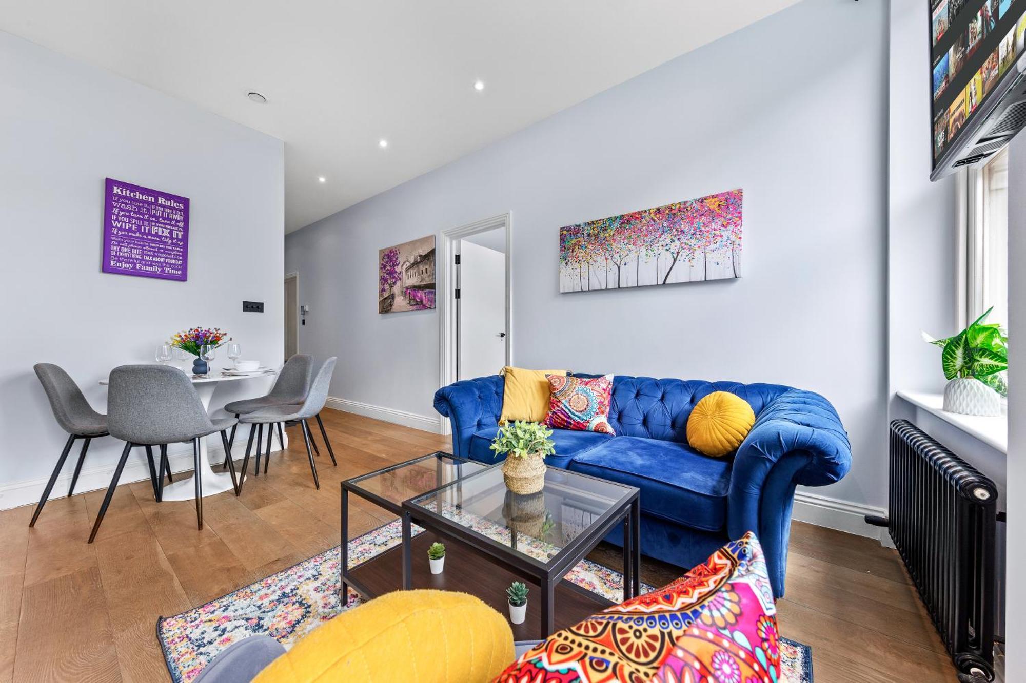 Stylish 2 Bedroom Apartment In Westminster Sleeps 5 With Ac London Eksteriør billede